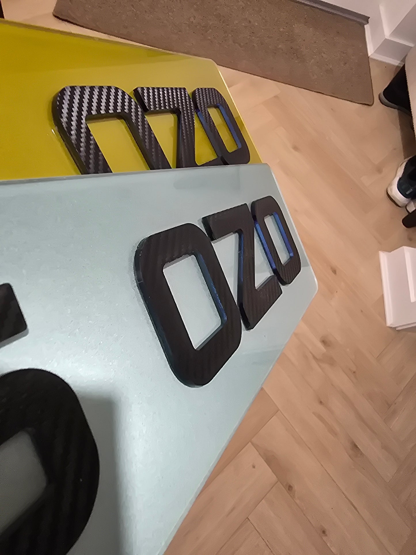 Custom 3D Gel & 4D Acrylic Number Plates